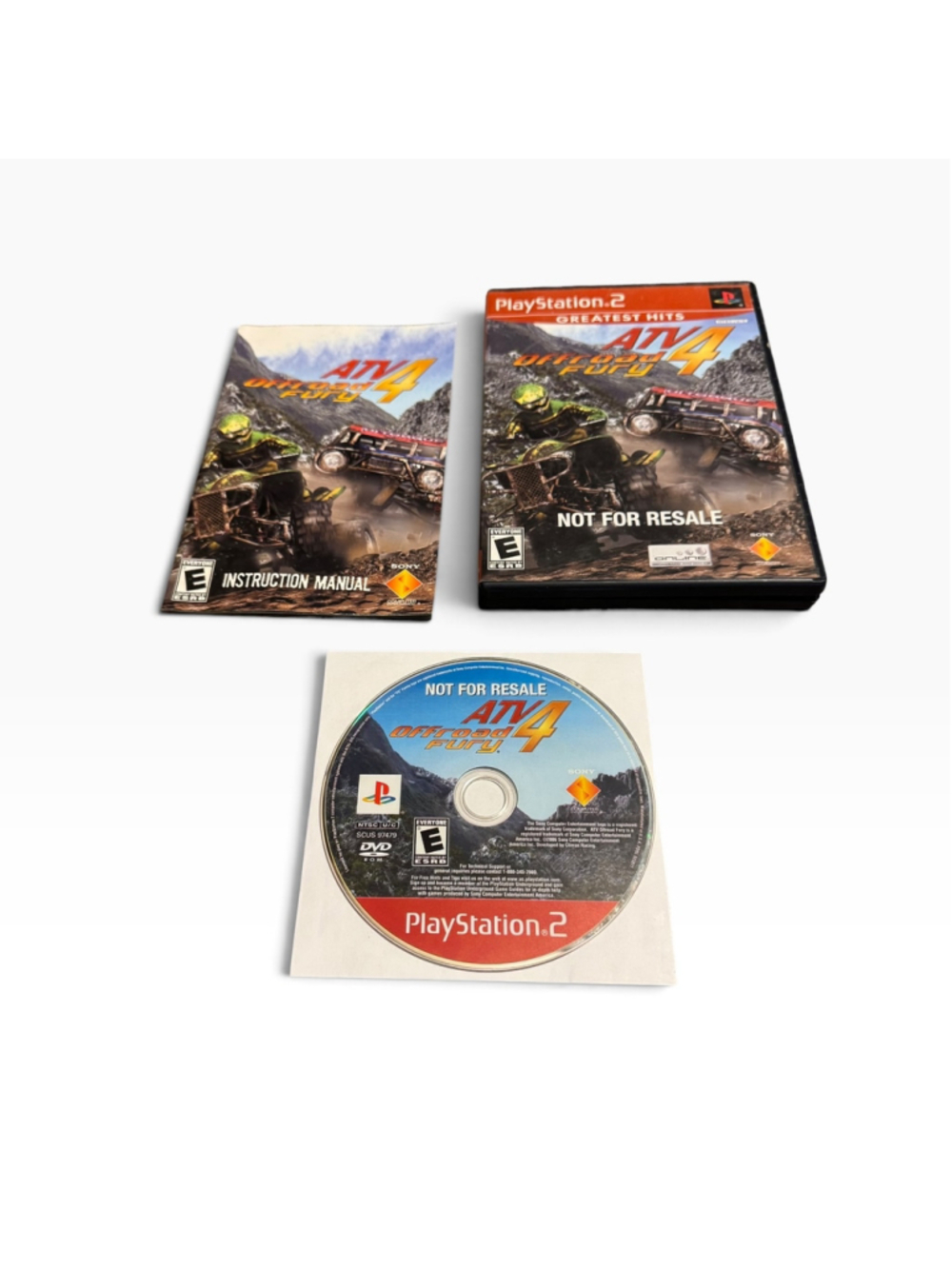 Sony PlayStation 2 Video Game ATV Offroad Fury 4 Promotional Nfs Not For Sale
